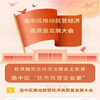 祝贺我司总经理沈静女士荣获  渝中区“优秀民营企业家”